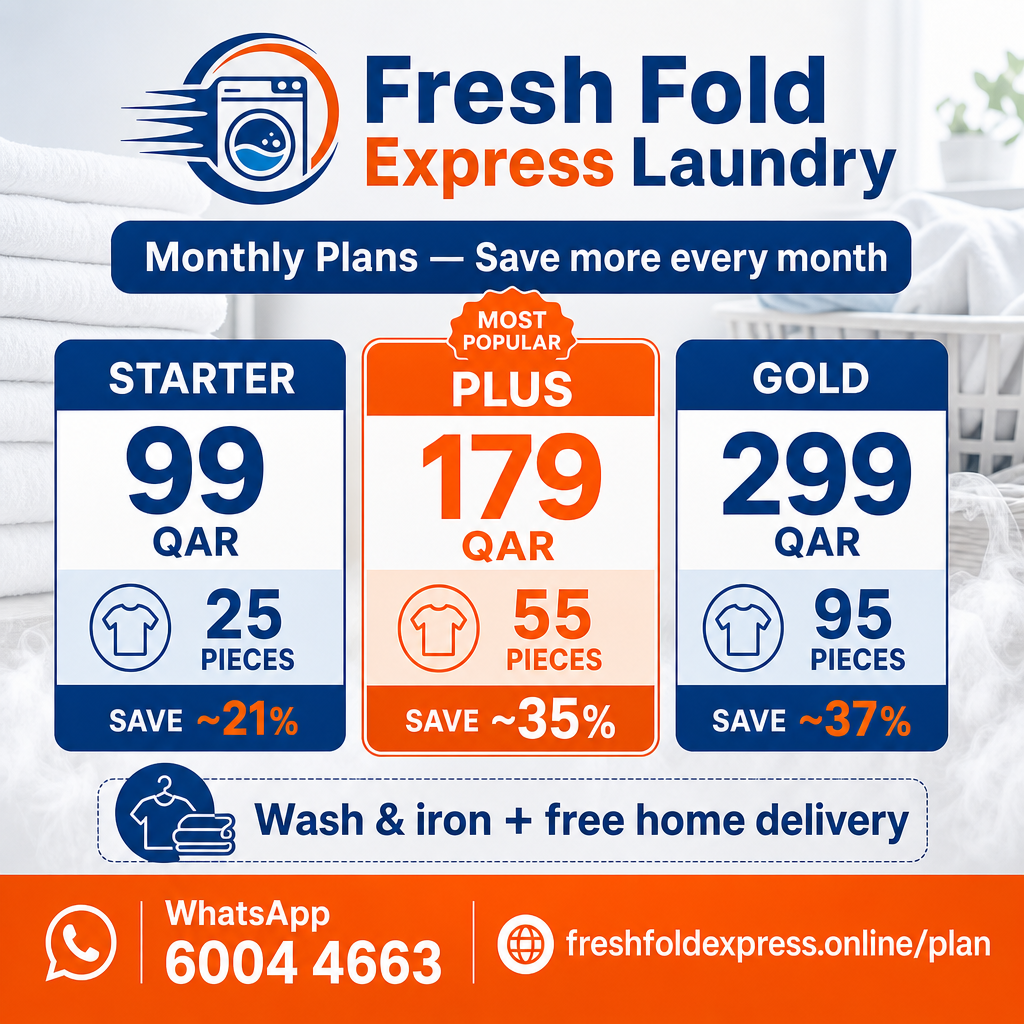 Monthly laundry plans