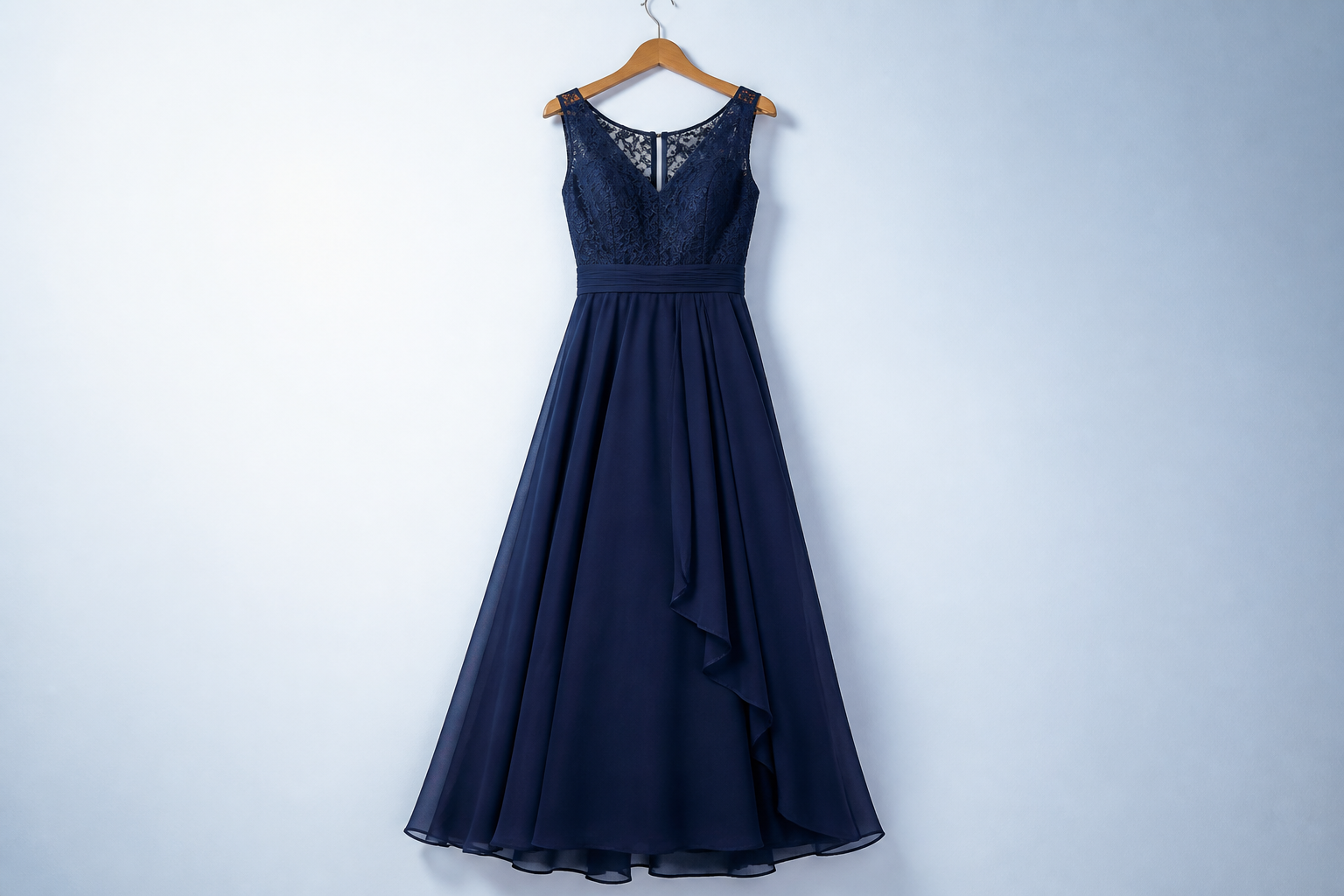 Pressed evening dress