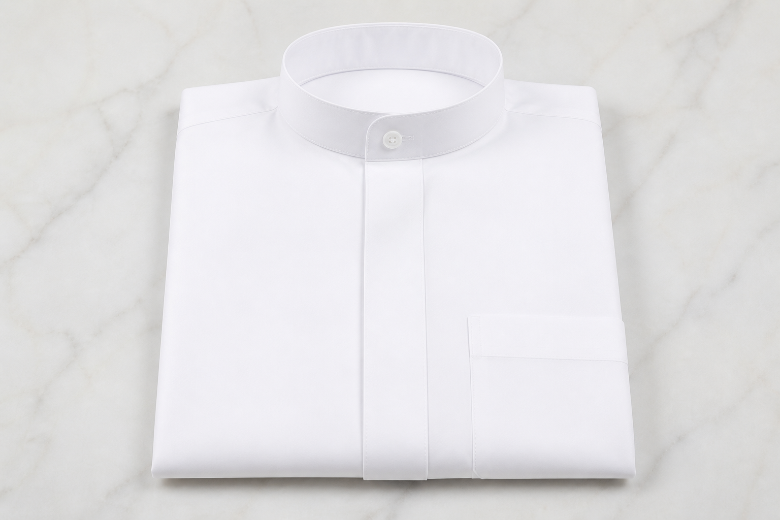Perfectly ironed white thobe